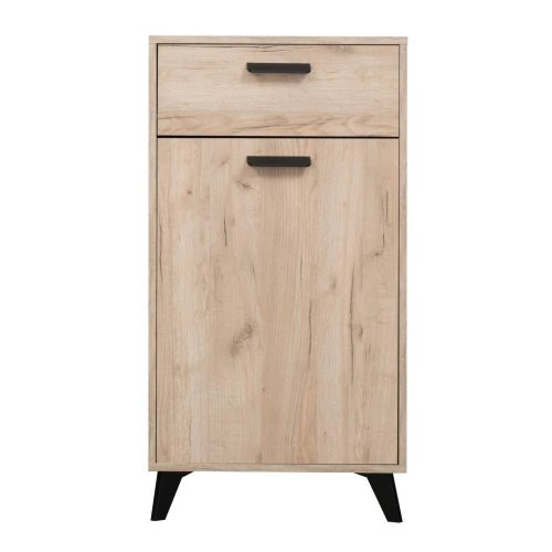 Flurschrank mit Schubladen, Umbria 1K1F, Eiche grau, 53,5 x 35 x 100 cm, 1C