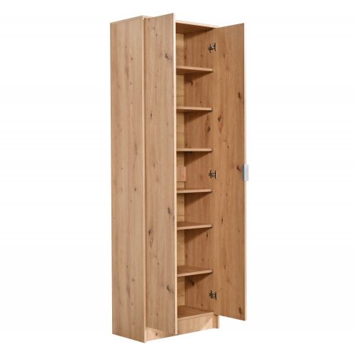 Schuhschrank 60x191,5x33cm Neo, Handarbeit Eiche 2C