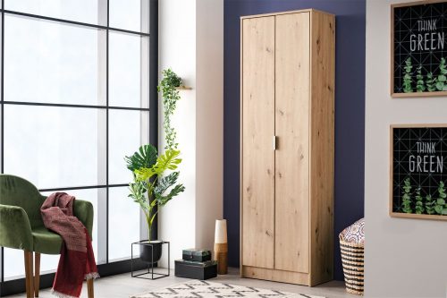 Schuhschrank 60x191,5x33cm Neo, Handarbeit Eiche 2C