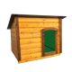Große Hundehütte, isoliert, Holz, 74 x 88 x 78 cm
