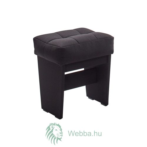 Indianapolis konyhasarokülő, balos, 2 zsámoly, fekete, 171 x 125 x 85 cm, 3C