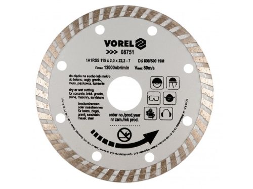 DIAMANT-SCHNEIDSCHEIBE 125 MM TURBO