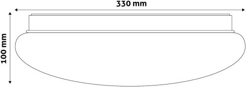 Deckenleuchte Atlas LED (Mosaik) 18W 330 * 100mm NW 4000K, Avide