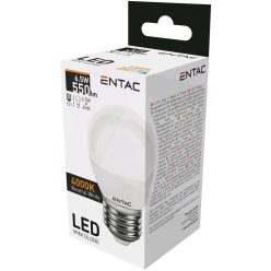 Entac LED Mini Globe E27 6,5W NW 4000K