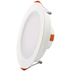   LED Beépíthető Kerek Mennyezeti Lámpa SMD2835 Plasztik 12W WW 3000K, Avide