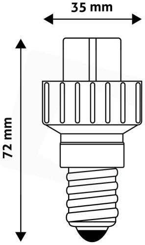 Sockelkonverter E14 - G9