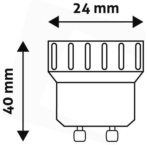 Steckdosenkonverter GU10 - E14