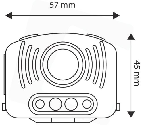 SCHEINWERFER FOKUSIERBAR SENSORISCH ORANGE