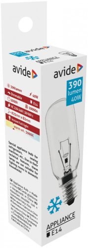 Hűtőizzó 40W E14 WW 3000K Avide