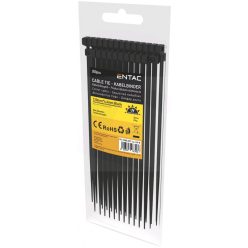 Entac Kábelkötegelő 4.6mmx120mm Fekete 200db/bliszter