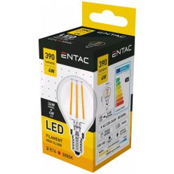 LED Filament Mini Globe 4W E14 WW 3000K