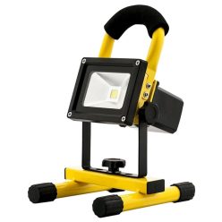 LED Reflektor Akkumulátoros 10W CW 6400K