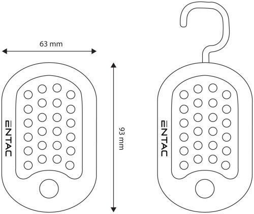 Einbauleuchte 24 LED, Entac
