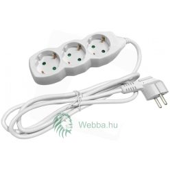 Elosztó 3 Foglalat 1,5m 3G1,5