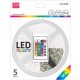LED Streifen Blister 12V 7,2W SMD5050 30LED RGB IP65 5m