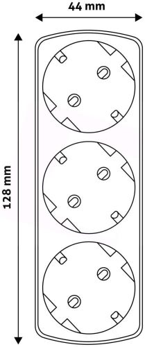 AC-ADAPTER 3 BUCHSEN (3 MASSE)