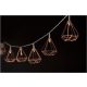 Weihnachten Indoor Girlande mit Metallrahmen 10 LED WW 1,65m (2AA nt.) Entac