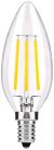 LED Glühbirne, Filament Kerze 4W E14 360° NW 4000K, AVIDE