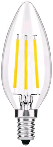 LED Glühbirne, Filament Kerze 4W E14 360° NW 4000K, AVIDE