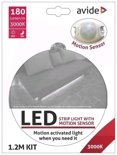 Avide LED Szalag Ágy Szenzor 3W 3000K Single