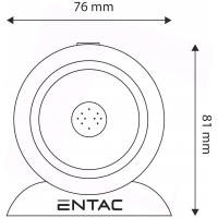 Taschenlampe Wandmagnet 1W Silber