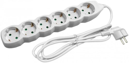 Elosztó 6 Foglalat 1.5m 3G1.5 Entac