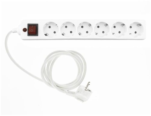 Verlängerung Entac 6 Steckdose mit Schalter 3m mit Überspannungsschutz