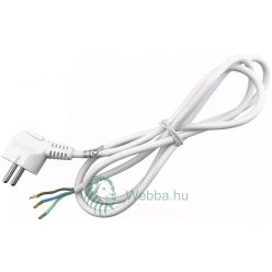   Hálózati kábel Szerelhető  3G1.0 1.5m Földelt Dugvillával Fehér