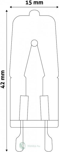Halogen G9 42W 2000h