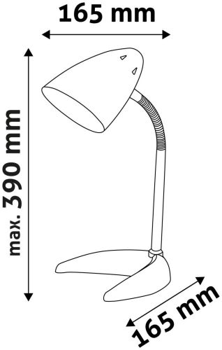 Tischleuchte Avide Basic C Base S Silber