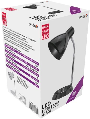 Tischleuchte Avide Basic O Base Schwarz