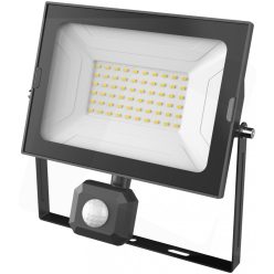 LED Reflektor Slim SMD 50W NW 4000K Mozgásérzékelős