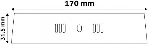Falra Szerelhető Négyzetes Mennyezeti Lámpa ALU 12W CW 6400K Avide LED