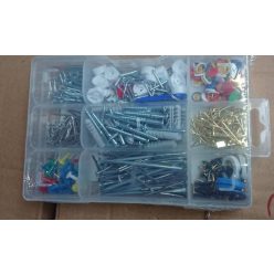 KINZO HÁZTARTÁSI CSAVAR SZETT TARTÓVAL 240 DB-OS