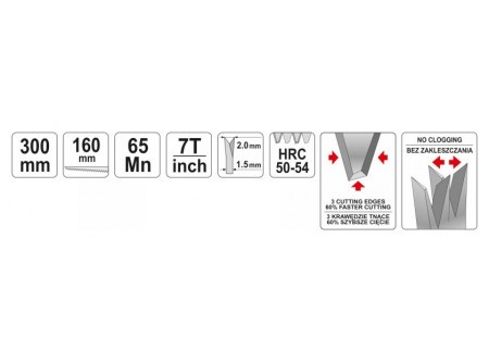 GIPSKARTONSÄGE 160MM YATO