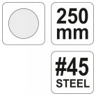 Reibe rund 250 mm YATO