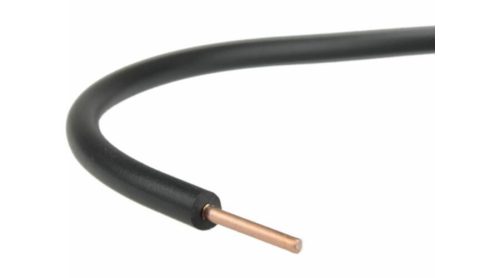 1x2,5 mm FEKETE VEZETÉK (MCU)