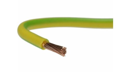Kábel 1,5mm sárga-zöld sodrott