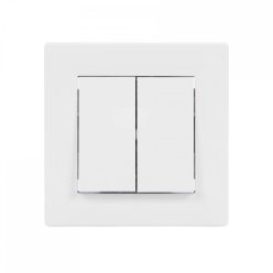    Kronleuchterschalter (105), WEISSE ABDECKUNG, RAHMEN, EINBAU 10A 250V