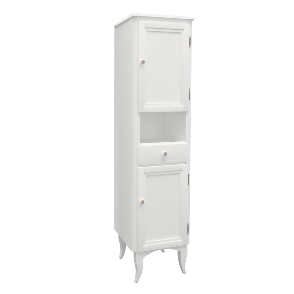 Savini Due Diana Fürdőszoba szekrény, fehér, 161 x 40,5 cm