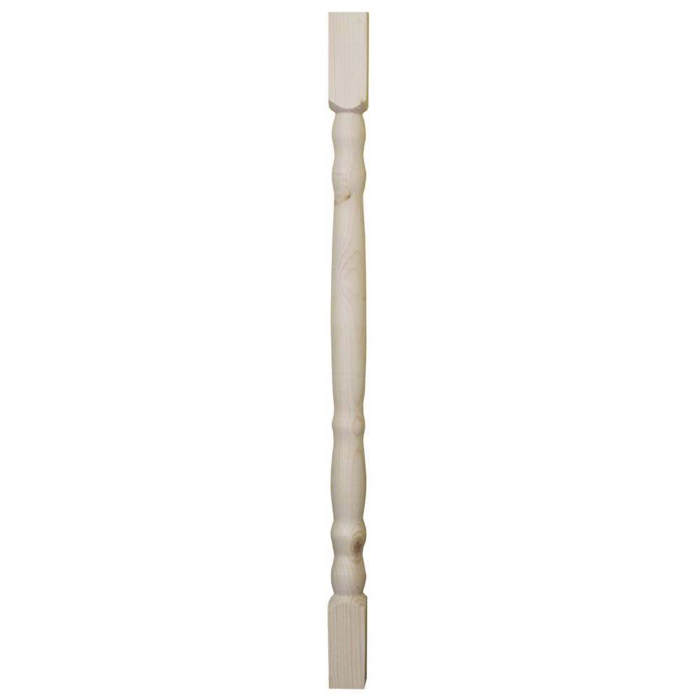 Dekor oszlop fenyő 750 x 43 x 43 mm